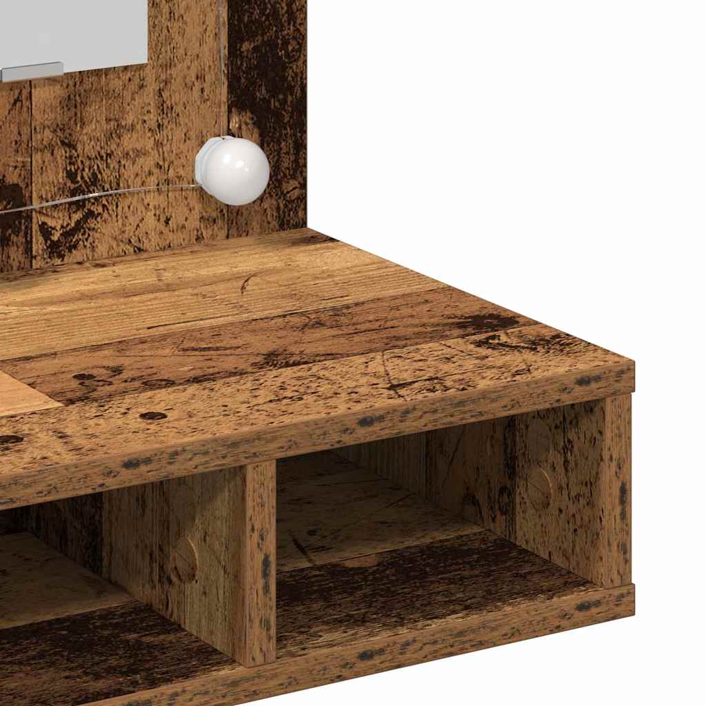 Mobiletto per specchio Legno vecchio 60 x 31,5 x 62 cm | homemem39