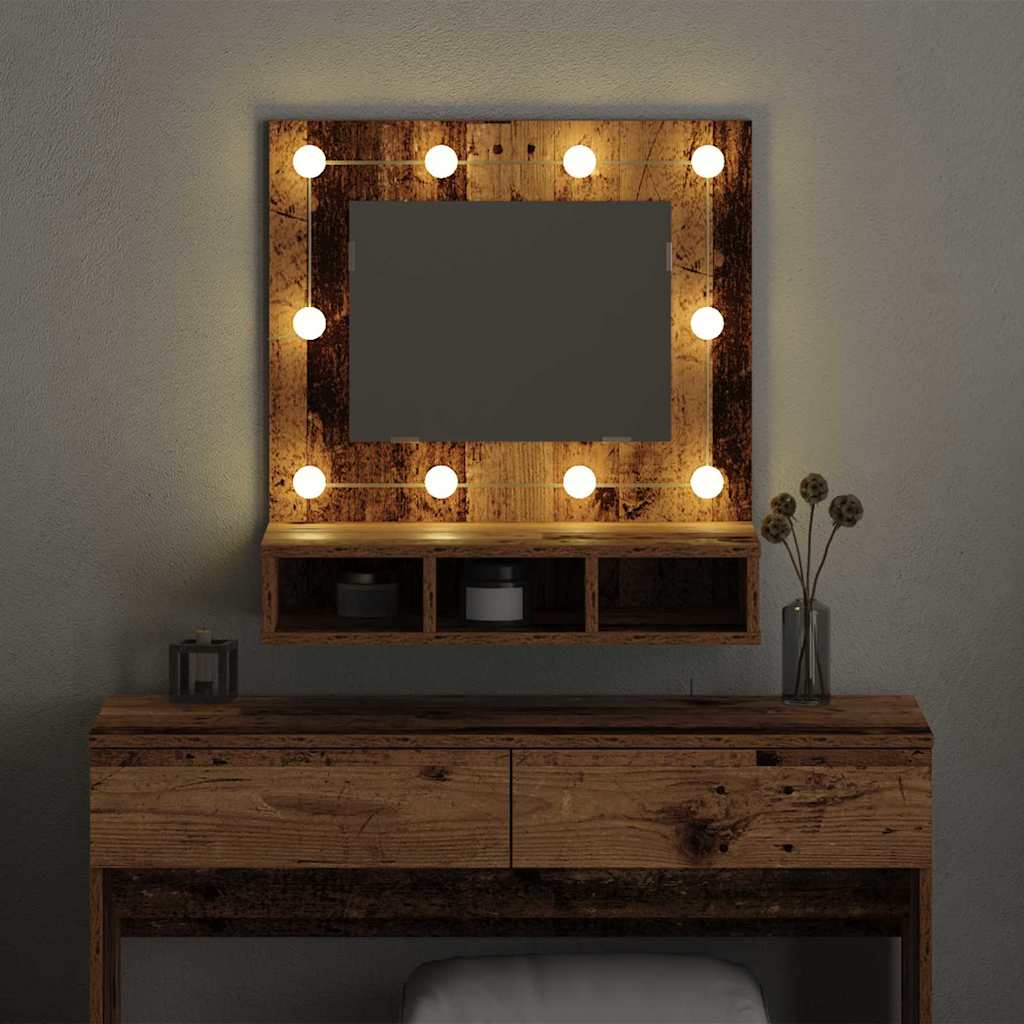 Mobiletto per specchio Legno vecchio 60 x 31,5 x 62 cm | homemem39