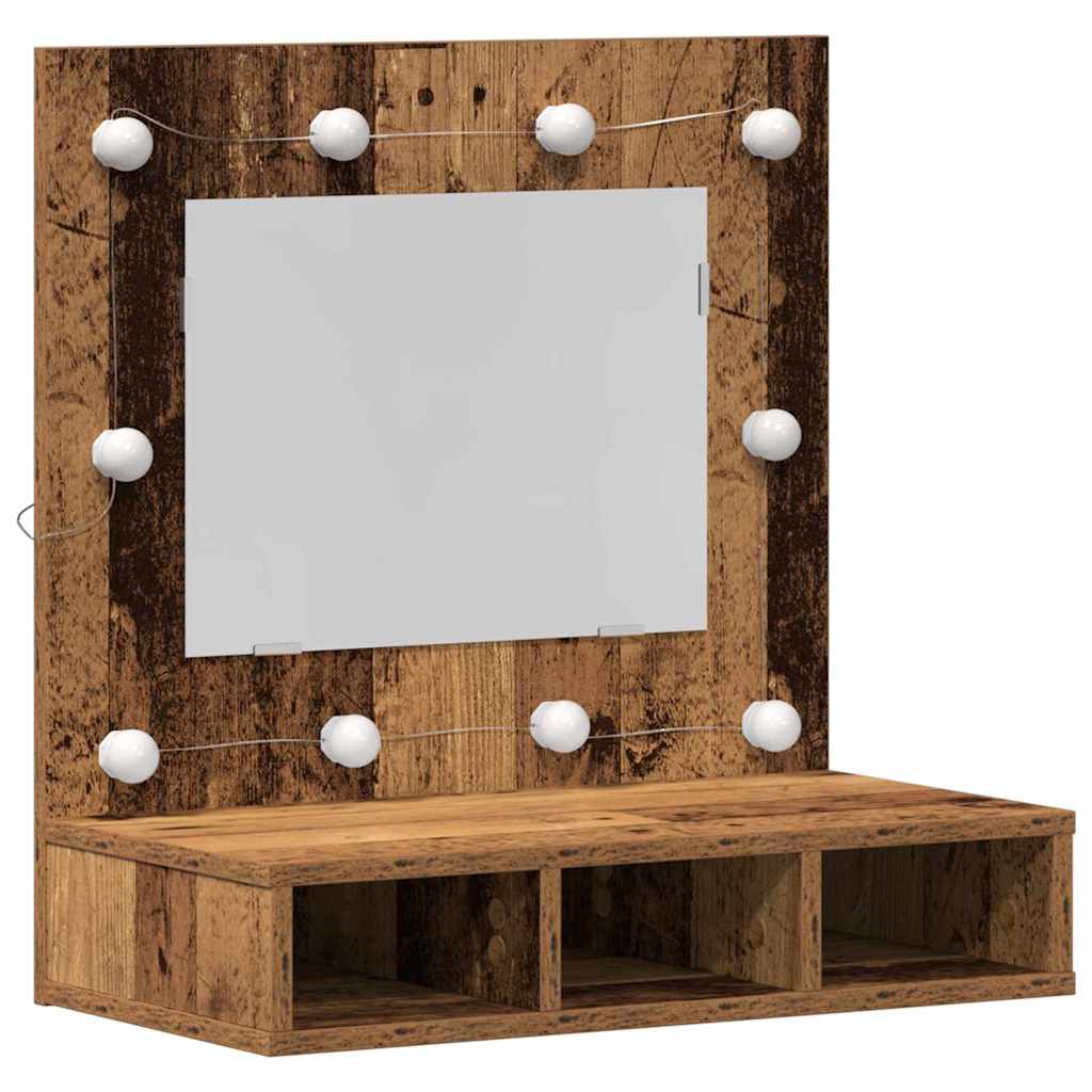 Mobiletto per specchio Legno vecchio 60 x 31,5 x 62 cm | homemem39