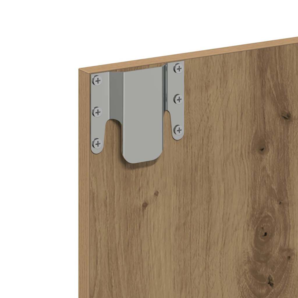 Mobiletto per specchio Rovere artigianale 60 x 31,5 x 62 cm | homemem39