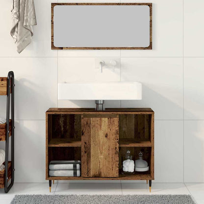 Mobile da Bagno Legno vecchio 80 x 33 x 60 cm | homemem39