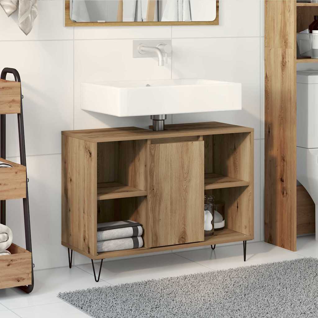 Mobile da Bagno Rovere artigianale 80 x 33 x 60 cm | homemem39