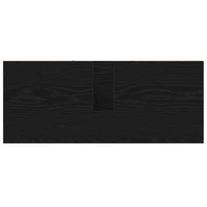 Mobile da Bagno Nero 80 x 33 x 60 cm Legno ingegnerizzato | homemem39