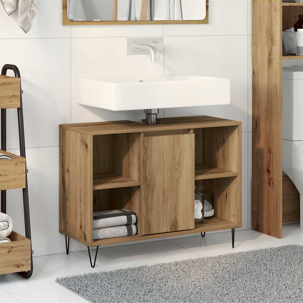 Mobile da Bagno Rovere artigianale 80 x 33 x 60 cm | homemem39
