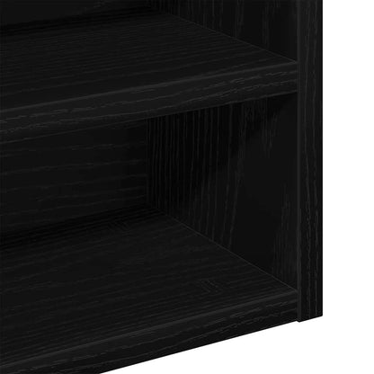 Vetrina Rovere Nero 100 x 15 x 58 cm Legno multistrato