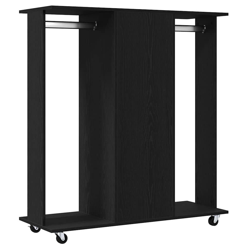 Guardaroba Rovere nero 102 x 38 x 110 cm Legno multistrato