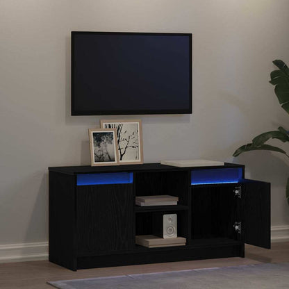 Mobile TV Nero 100 x 34 x 50 cm Legno multistrato