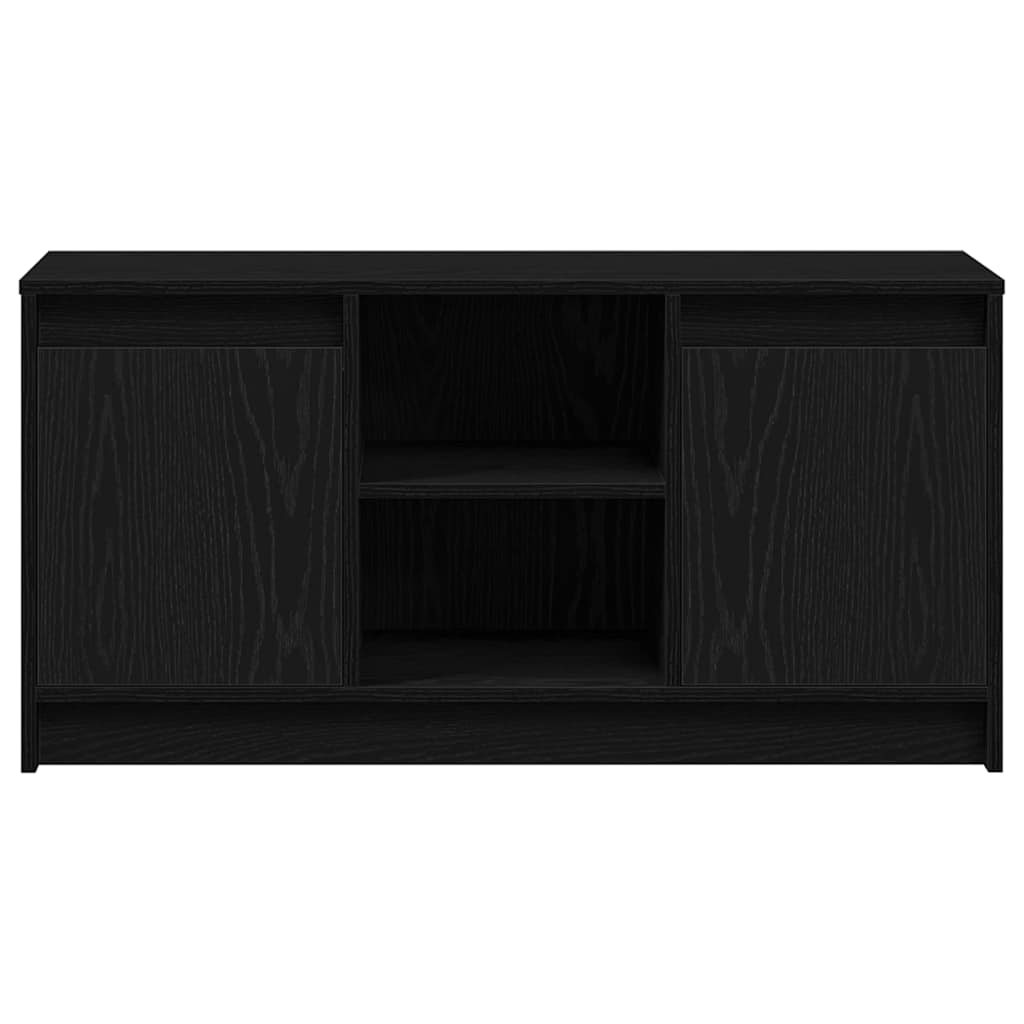 Mobile TV Nero 100 x 34 x 50 cm Legno multistrato