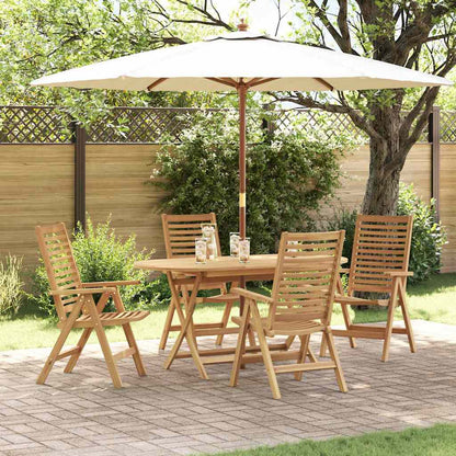 Sedia da Giardino 4 pcs Marrone 52 x 64.5 x 108 cm
