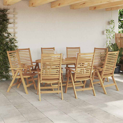 Sedia da Giardino 8 pcs Marrone 52 x 64.5 x 108 cm