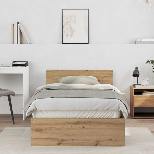 Struttura del letto Rovere artigianale 100 x 200 cm
