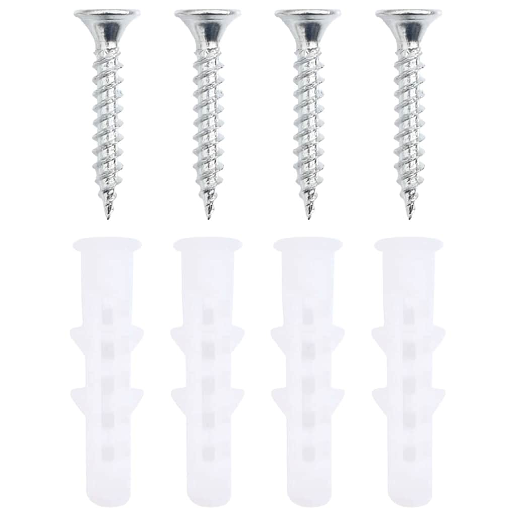 Porta asciugamani Nero 61 x 14.5 x 5 cm Acciaio inossidabile