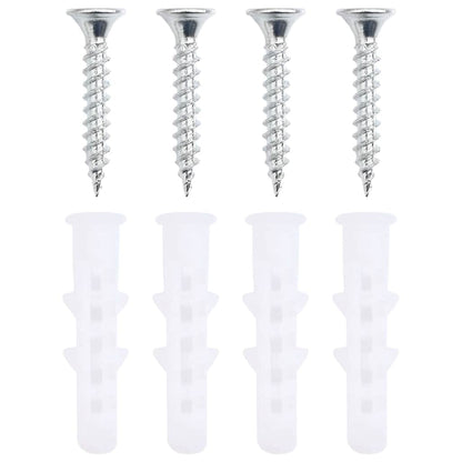 Porta asciugamani Nero 61 x 14.5 x 5 cm Acciaio inossidabile