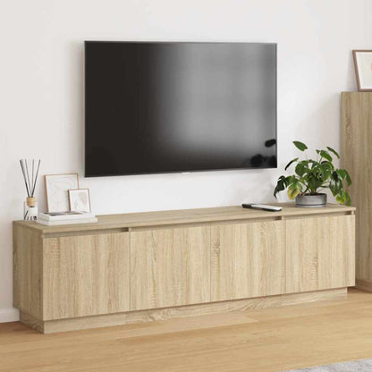 Mobile TV con LED rovere sonoma 180 x 38 x 49 cm