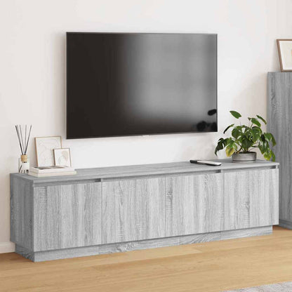 Mobile TV con LED Grigio sonoma 180 x 38 x 49 cm