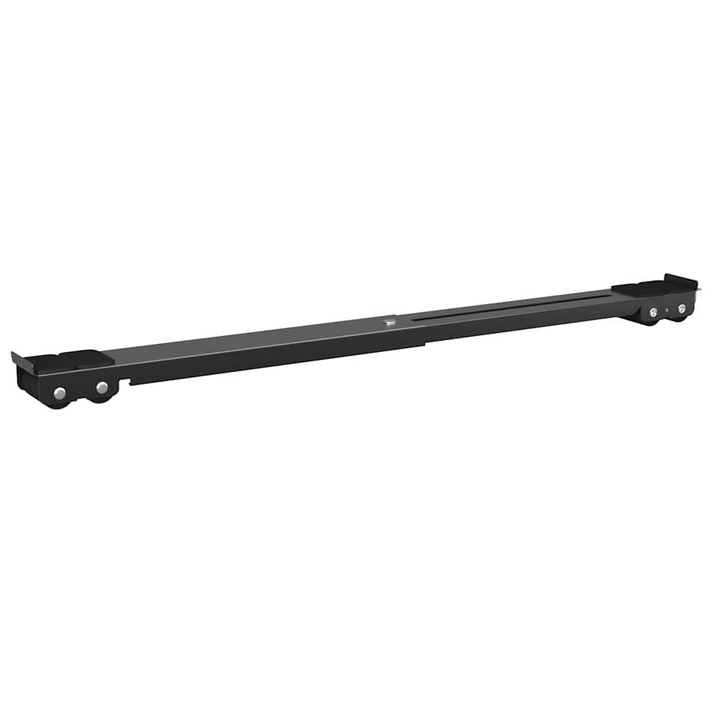 Base per lavatrice 2 pcs Nero 72 x 5 x 4,5 cm | homemem39