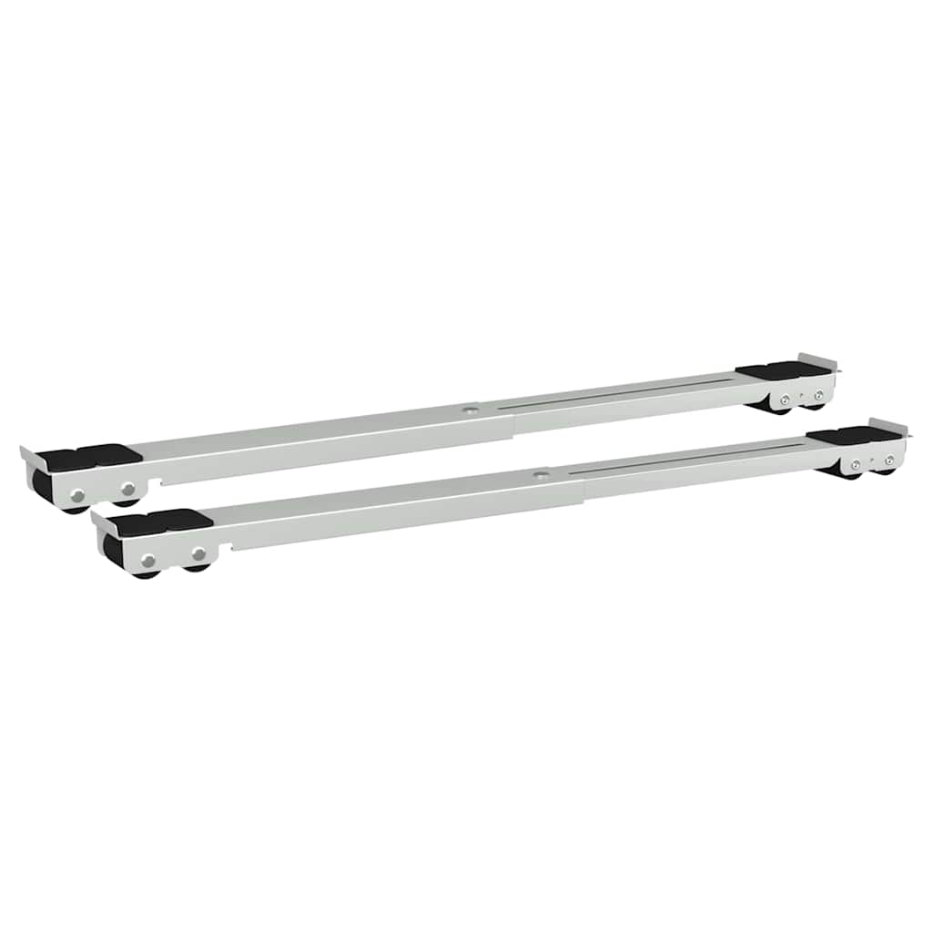 Base per lavatrice 2 pcs Argento 72 x 5 x 4,5 cm