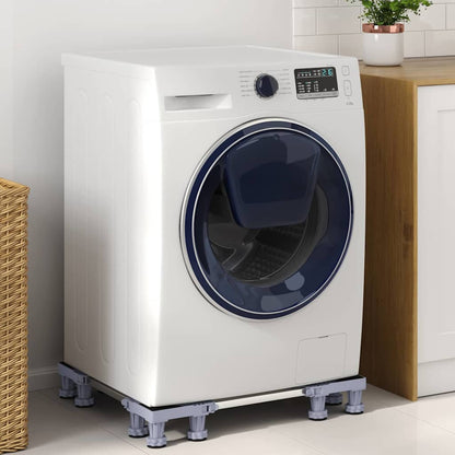 Base per lavatrice Grigio 67 x 67 x 12 cm Acciaio inossidabile | homemem39