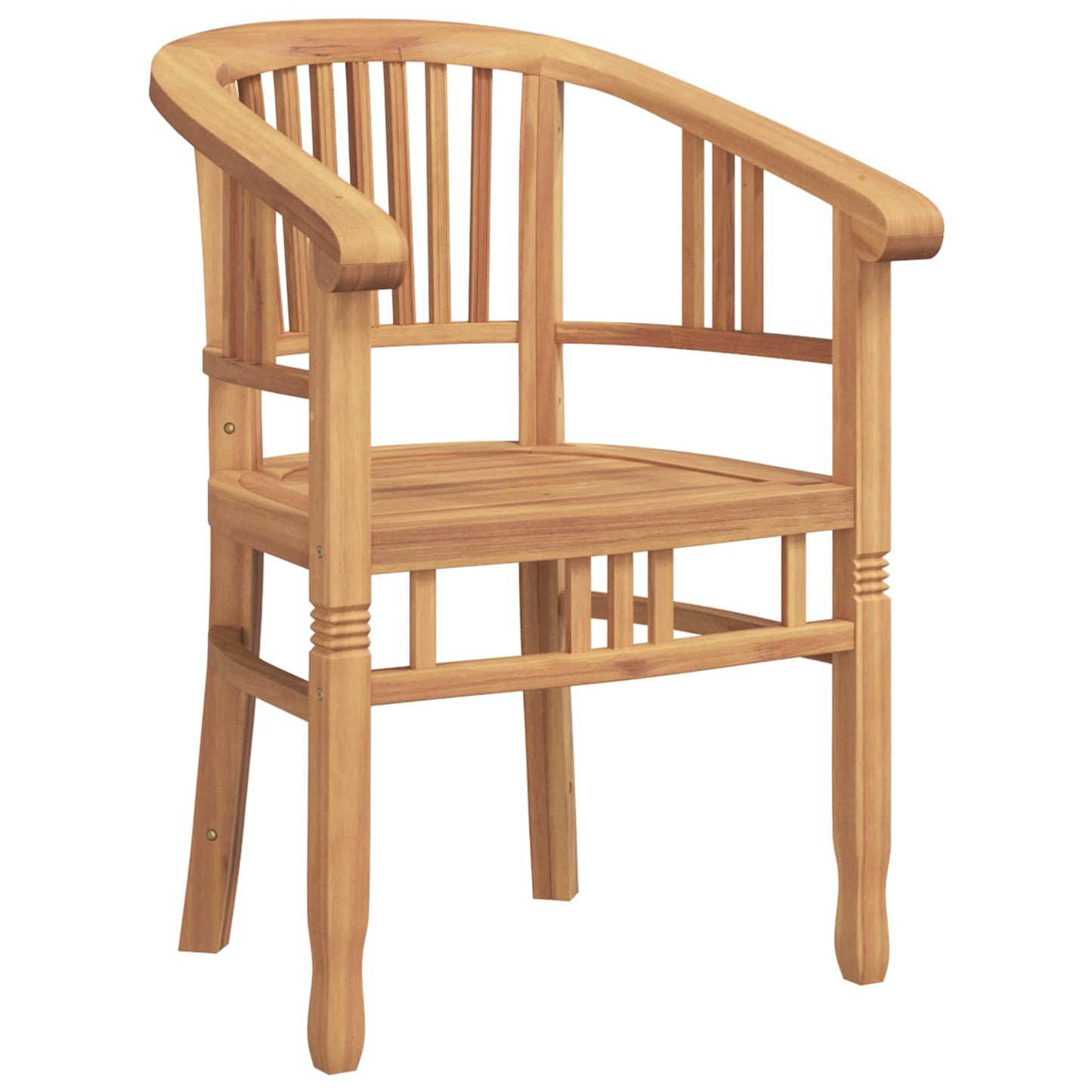 Sedia 2 pcs Marrone 63 x 58 x 89 cm Legno di teak solido | homemem39