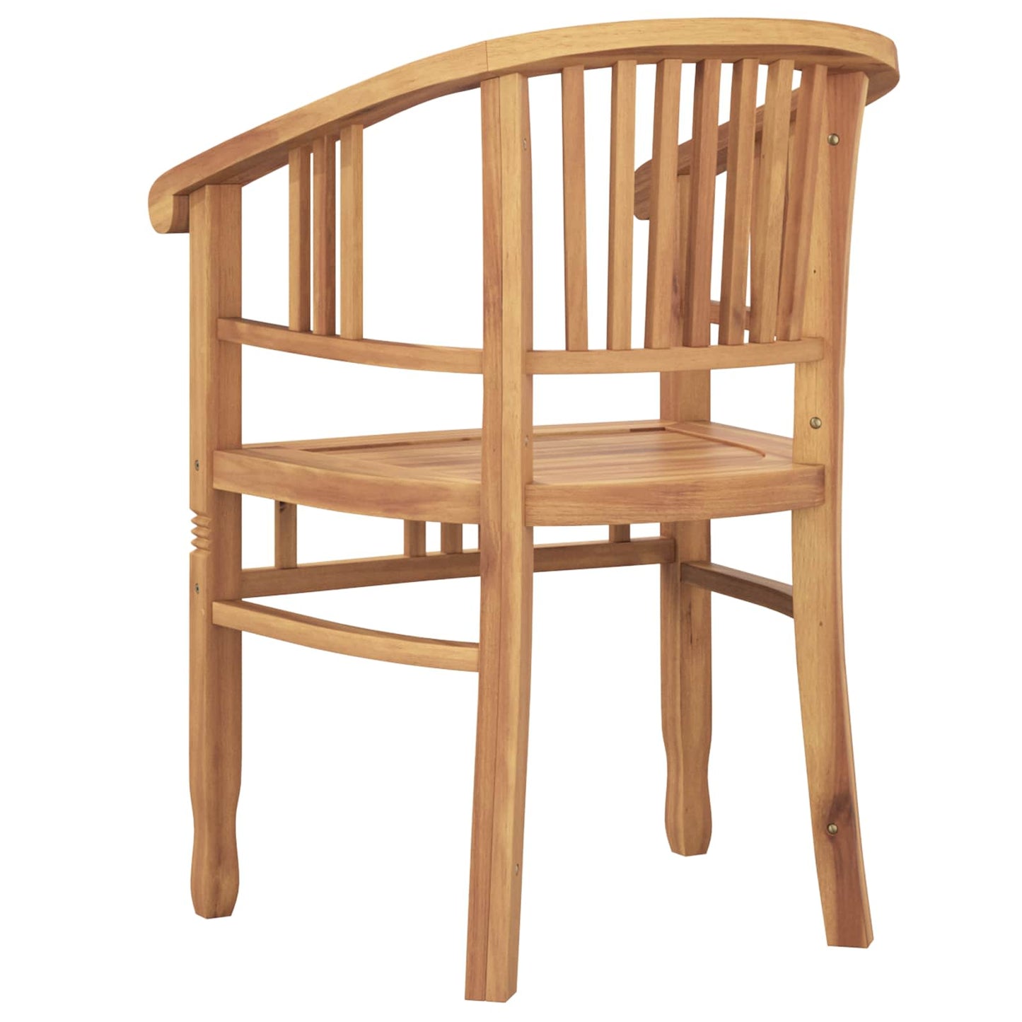Sedia 2 pcs Marrone 63 x 58 x 89 cm Legno di teak solido | homemem39