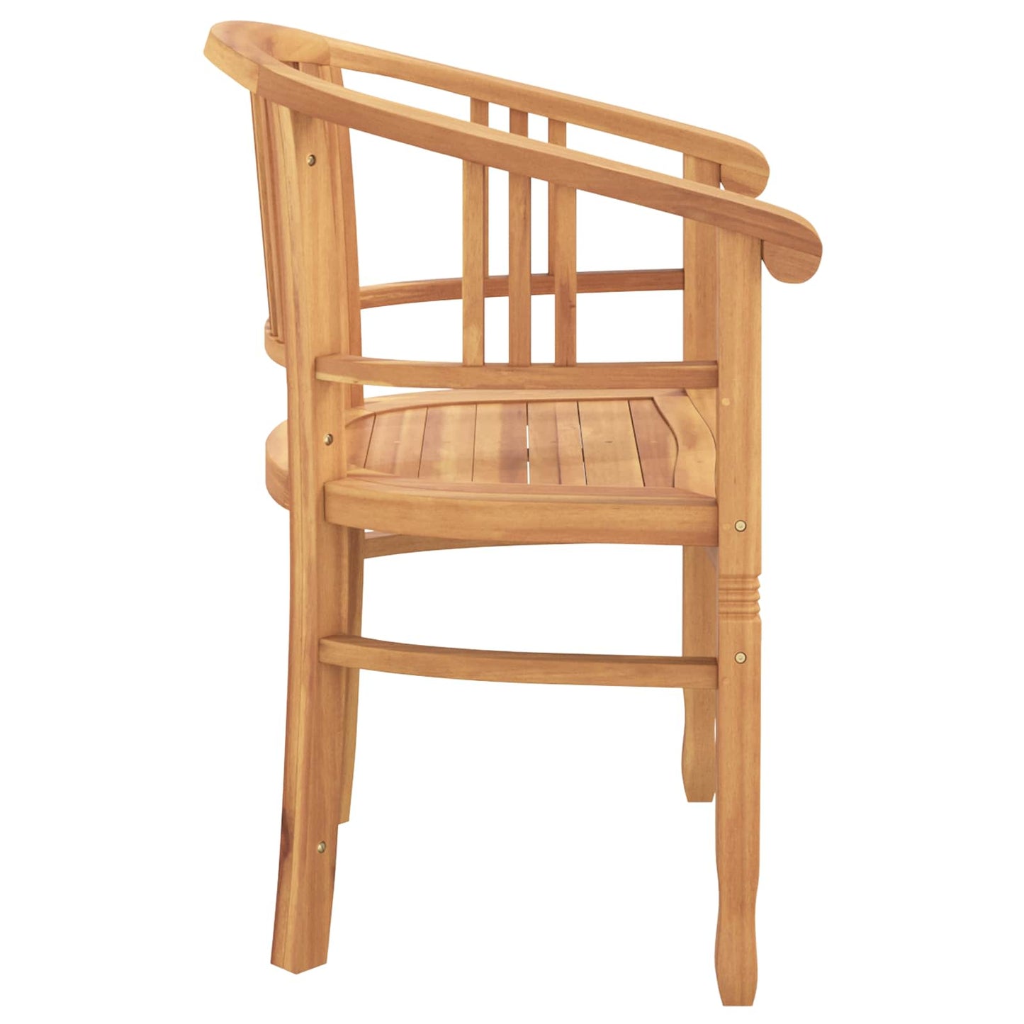 Sedia 2 pcs Marrone 63 x 58 x 89 cm Legno di teak solido | homemem39