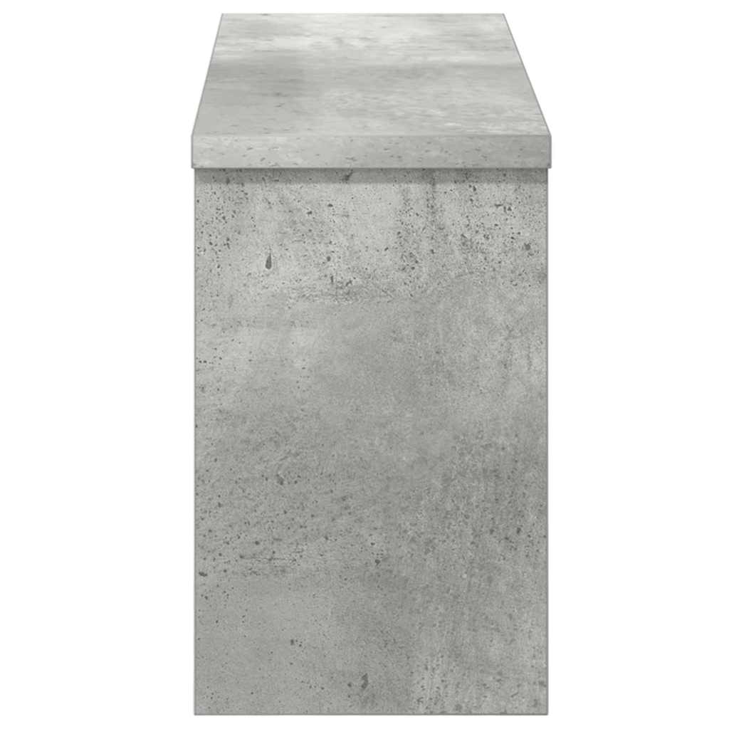 Appendiabiti a muro Grigio cemento 50 x 16 x 26 cm