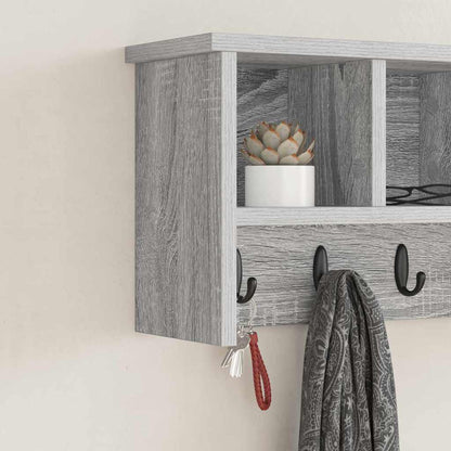 Appendiabiti a muro Grigio sonoma 50 x 16 x 26 cm