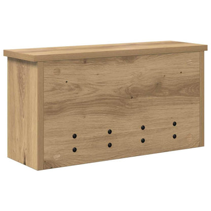 Appendiabiti a muro A parete Rovere artigianale 50 x 16 x 26 cm | homemem39