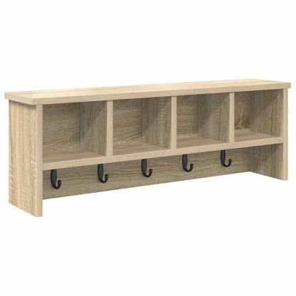 Appendiabiti a muro Rovere Sonoma 75 x 16 x 26 cm | homemem39