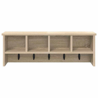 Appendiabiti a muro Rovere Sonoma 75 x 16 x 26 cm | homemem39