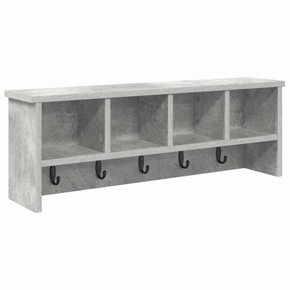 Appendiabiti a muro Grigio cemento 75 x 16 x 26 cm | homemem39