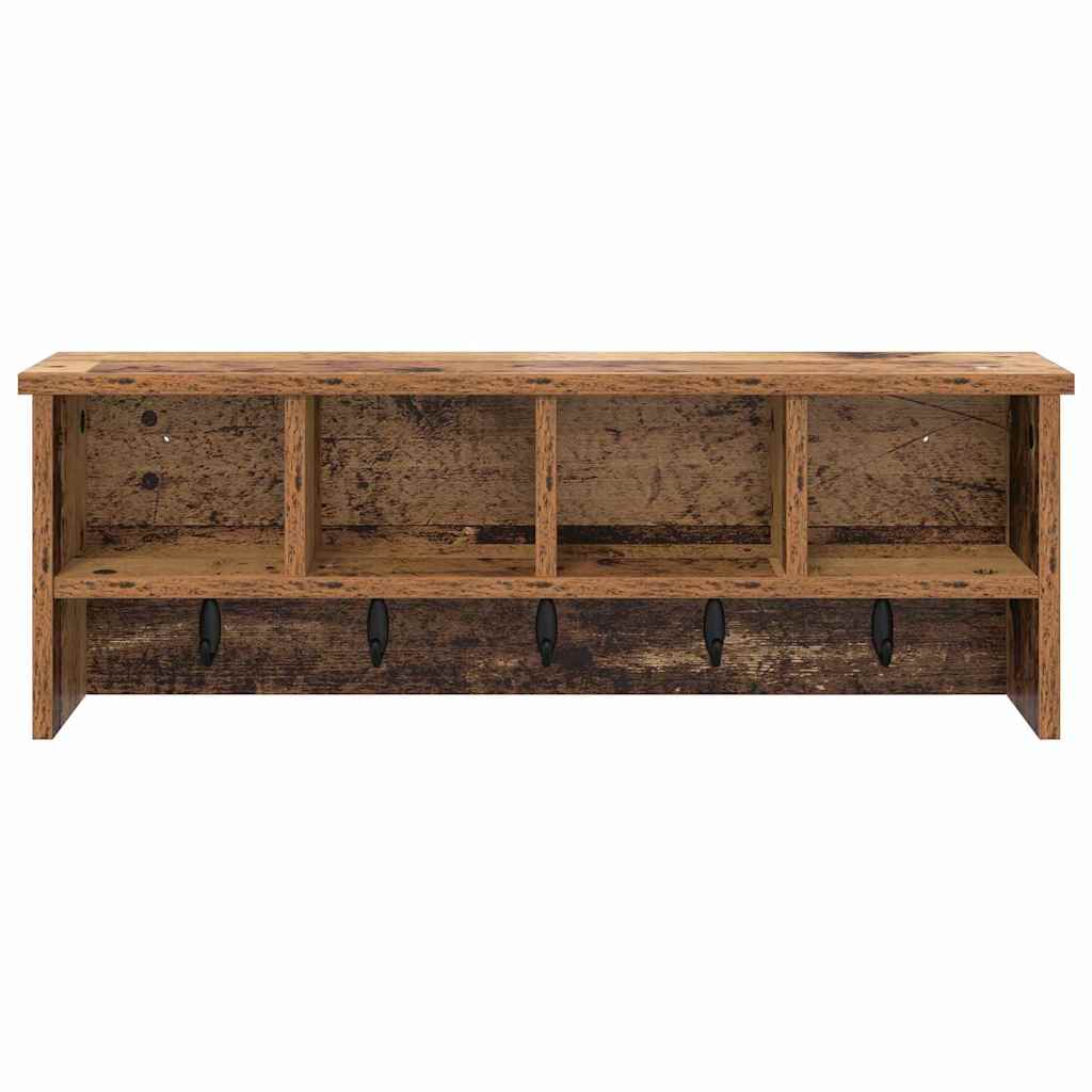 Appendiabiti a muro Legno vecchio 75 x 16 x 26 cm | homemem39