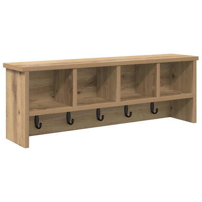 Appendiabiti a muro A parete Rovere artigianale 75 x 16 x 26 cm | homemem39