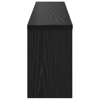 Appendiabiti a muro Rovere nero 100 x 16 x 26 cm