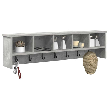 Appendiabiti a muro Grigio cemento 100 x 16 x 26 cm