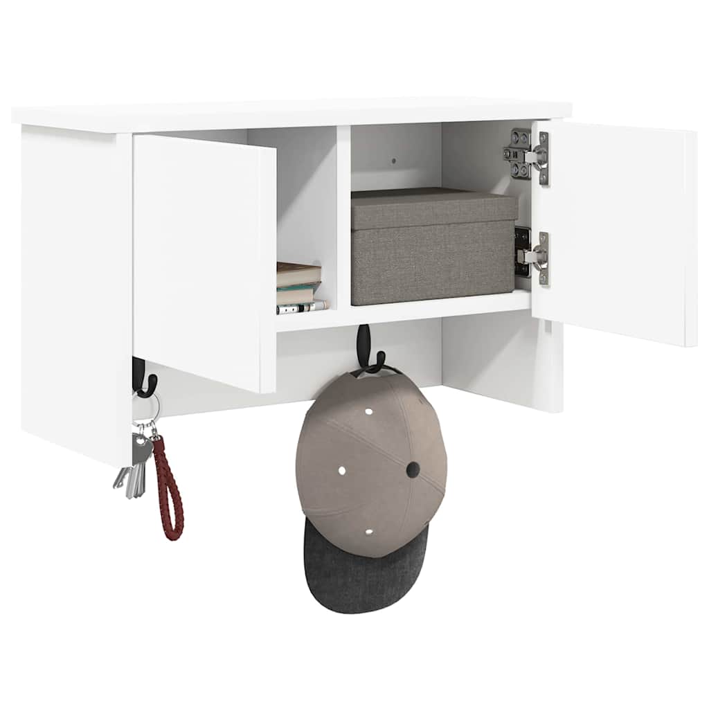 Appendiabiti a muro Bianco 50 x 20 x 30 cm Legno multistrato