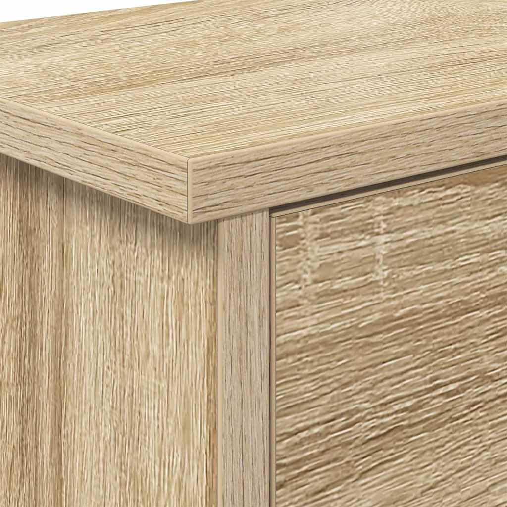 Appendiabiti a muro con porta rovere sonoma 50 x 20 x 30 cm