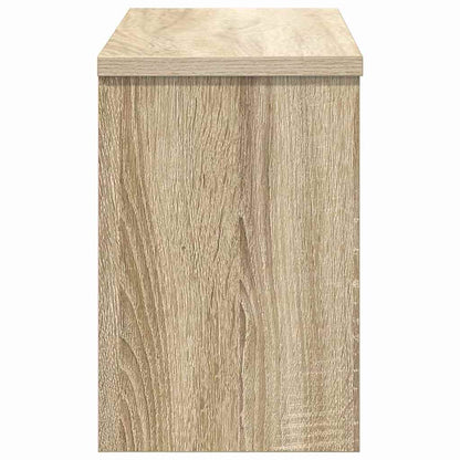 Appendiabiti a muro con porta rovere sonoma 50 x 20 x 30 cm