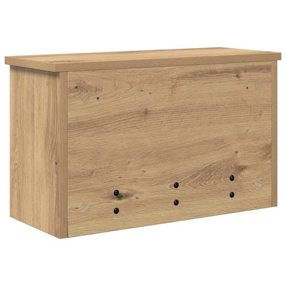 Appendiabiti a muro rovere artigianale 50 x 20 x 30 cm