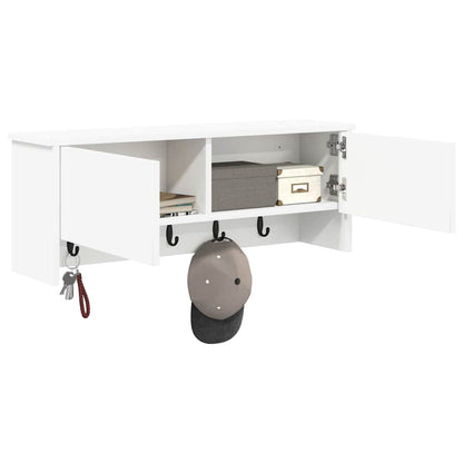 Appendiabiti a muro Bianco 80 x 20 x 30 cm Legno multistrato