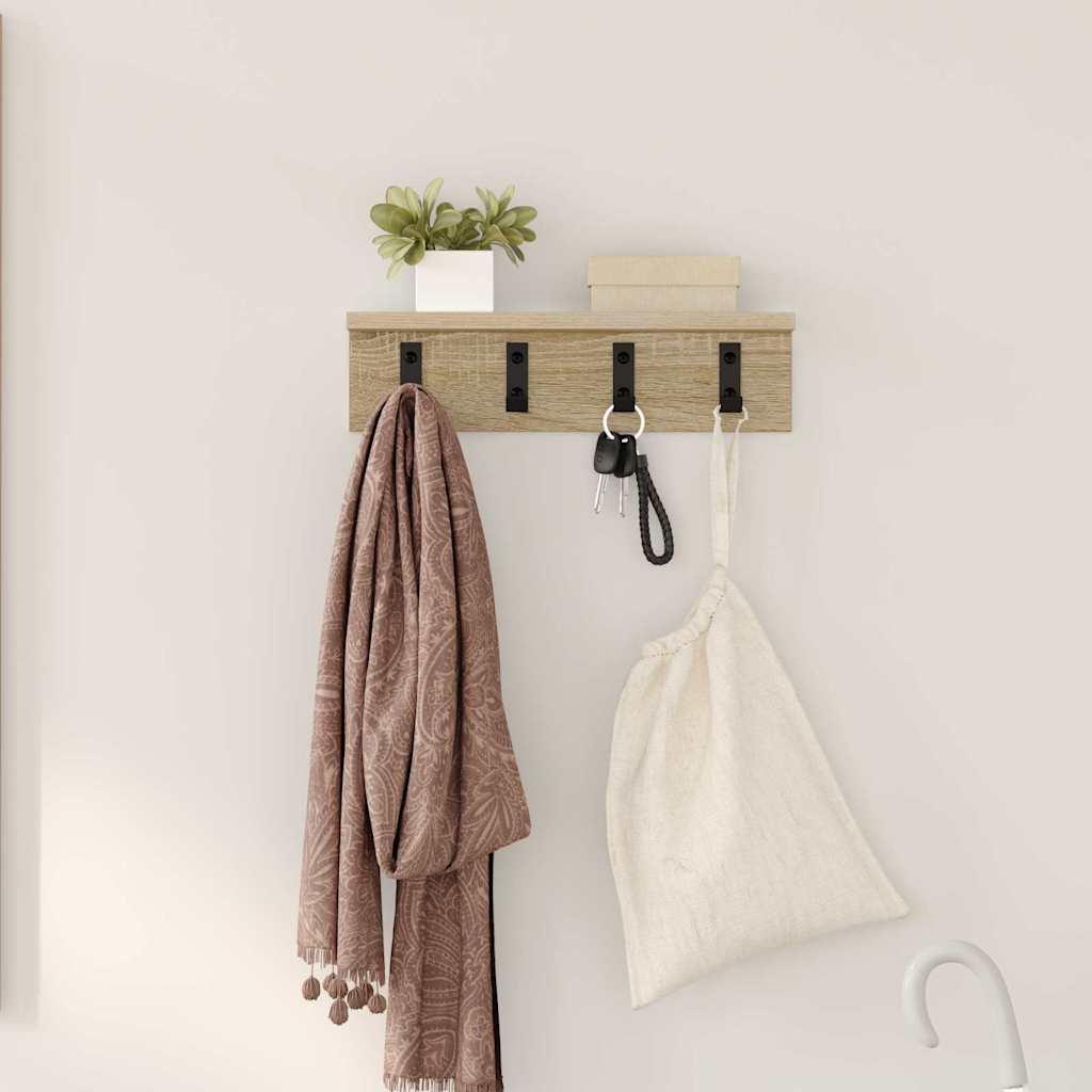 Appendiabiti a muro Rovere Sonoma 40 x 10,5 x 10,5 cm | homemem39