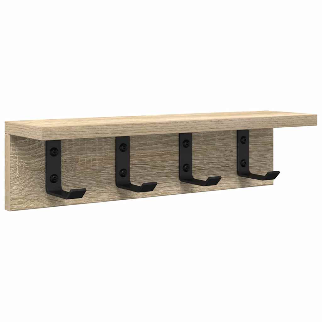 Appendiabiti a muro Rovere Sonoma 40 x 10,5 x 10,5 cm | homemem39