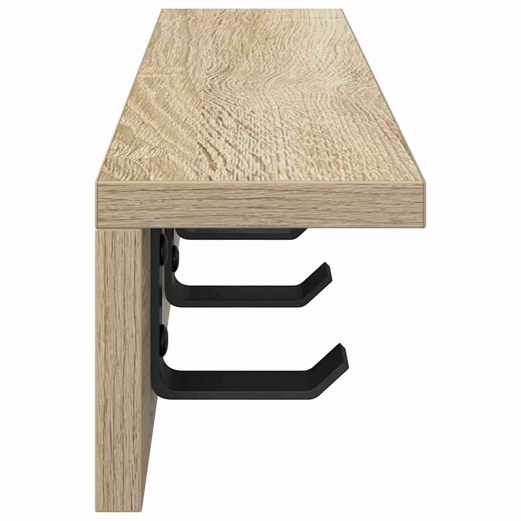 Appendiabiti a muro Rovere Sonoma 40 x 10,5 x 10,5 cm | homemem39
