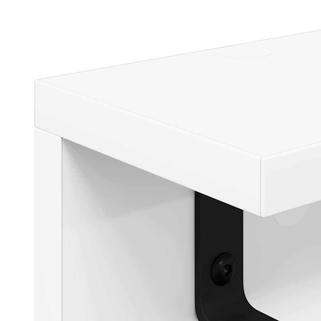 Appendiabiti a muro Bianco 60 x 10,5 x 10,5 cm | homemem39
