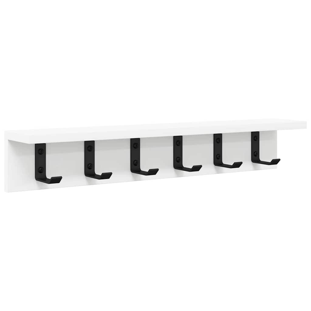 Appendiabiti a muro Bianco 60 x 10,5 x 10,5 cm | homemem39