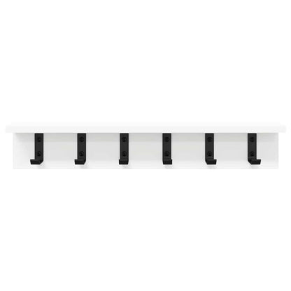 Appendiabiti a muro Bianco 60 x 10,5 x 10,5 cm | homemem39
