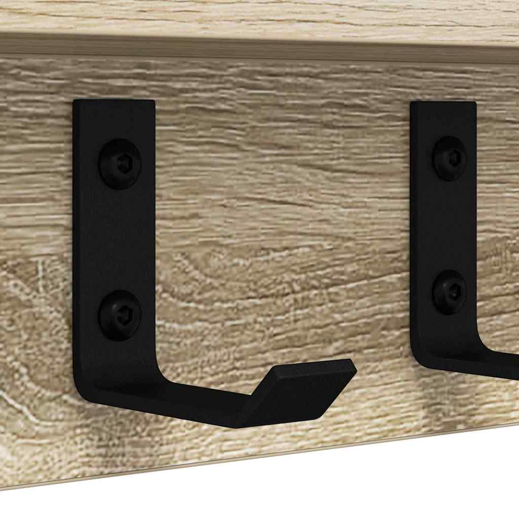 Appendiabiti a muro Rovere Sonoma 60 x 10,5 x 10,5 cm