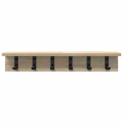 Appendiabiti a muro Rovere Sonoma 60 x 10,5 x 10,5 cm | homemem39