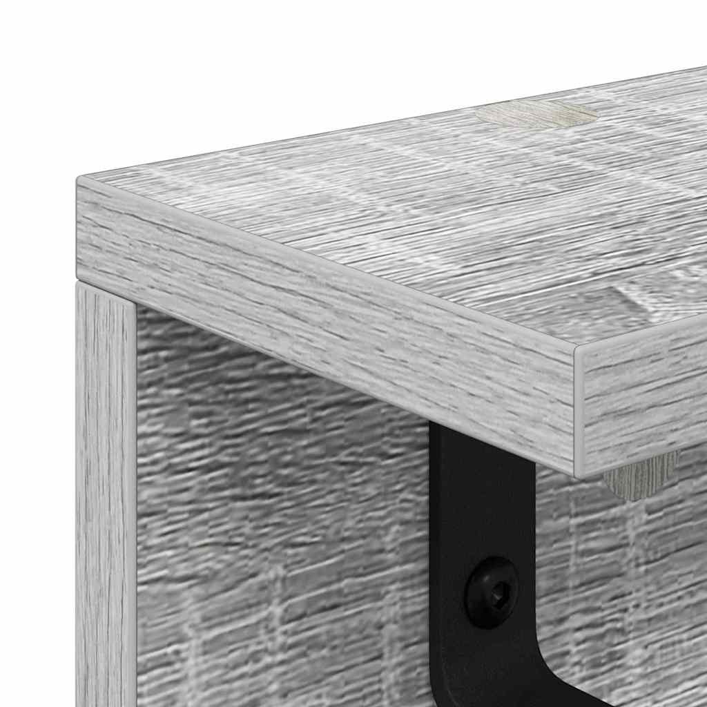 Appendiabiti a muro Grigio sonoma 60 x 10.5 x 10.5 cm