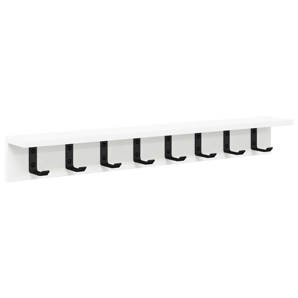 Appendiabiti a muro Bianco 80 x 10,5 x 10,5 cm | homemem39